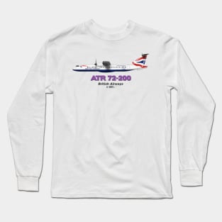 Avions de Transport Régional 72-200 - British Airways Long Sleeve T-Shirt